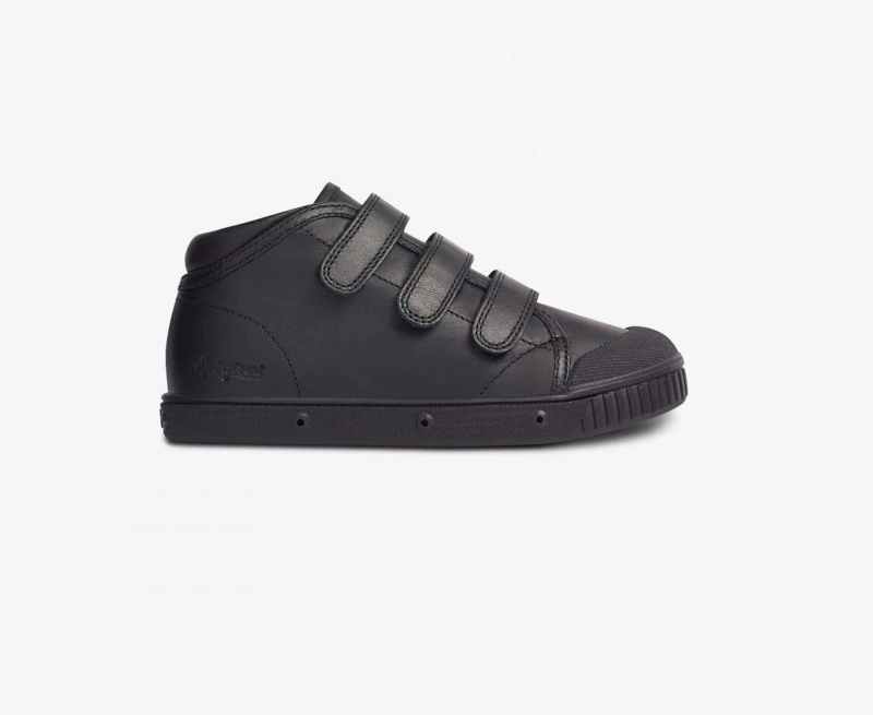 Basket Spring Court B2 Scratch Goatskin Noir Enfant | UCX-04038573